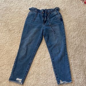Bluenotes denim high rise mom jeans medium